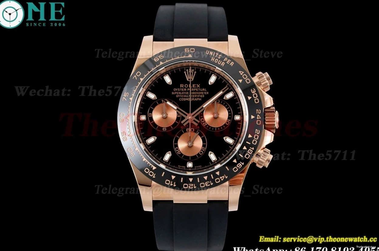 116515 RU RG Dial Black Daytona 904L SA4130 V2 BTF 0518
